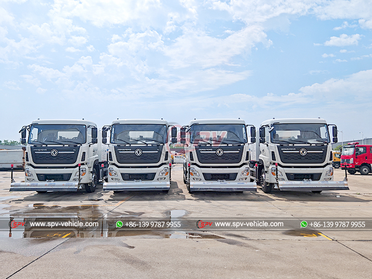 DONGFENG High Pressure Road Flushing Truck - Front Side